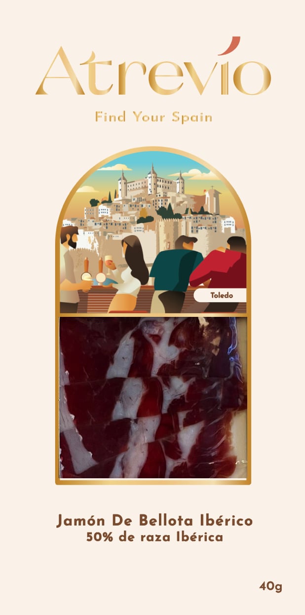 ハモン・イベリコ・デ・ベジョータ 50%｜40g｜ギフト用（Jamón de Bellota 50% Ibérico）